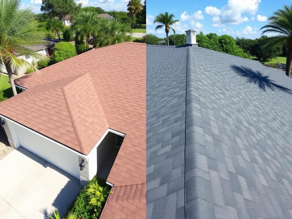After - Shingle roof replacement in Sarasota, FL