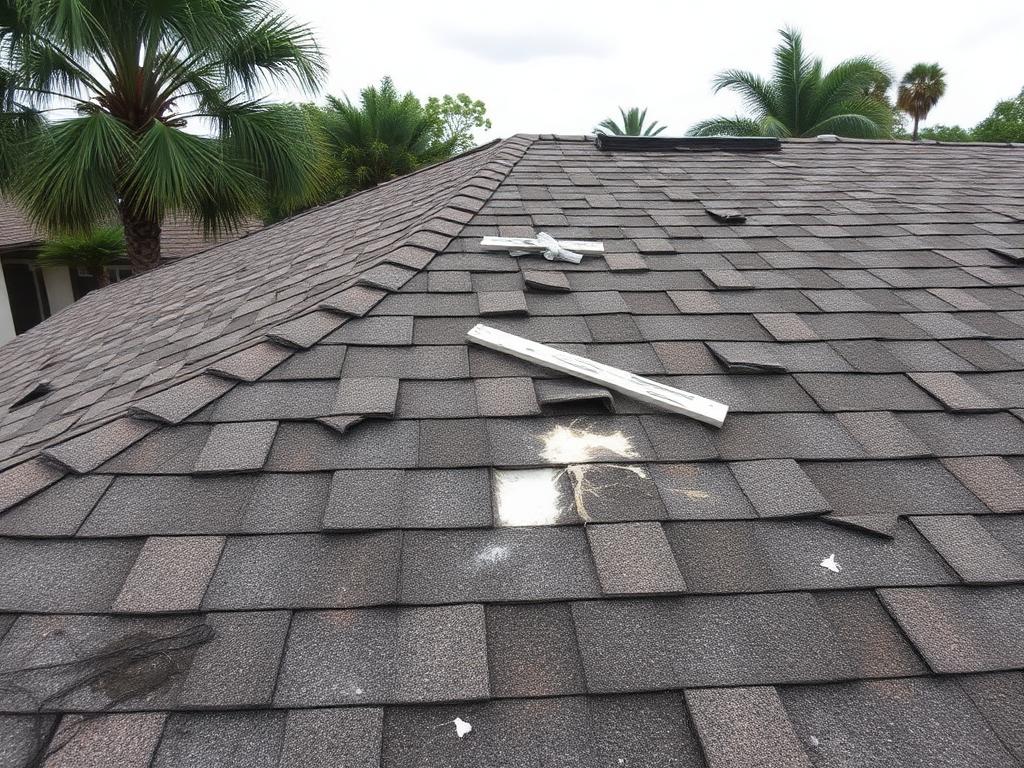 Before - Shingle roof replacement in Sarasota, FL